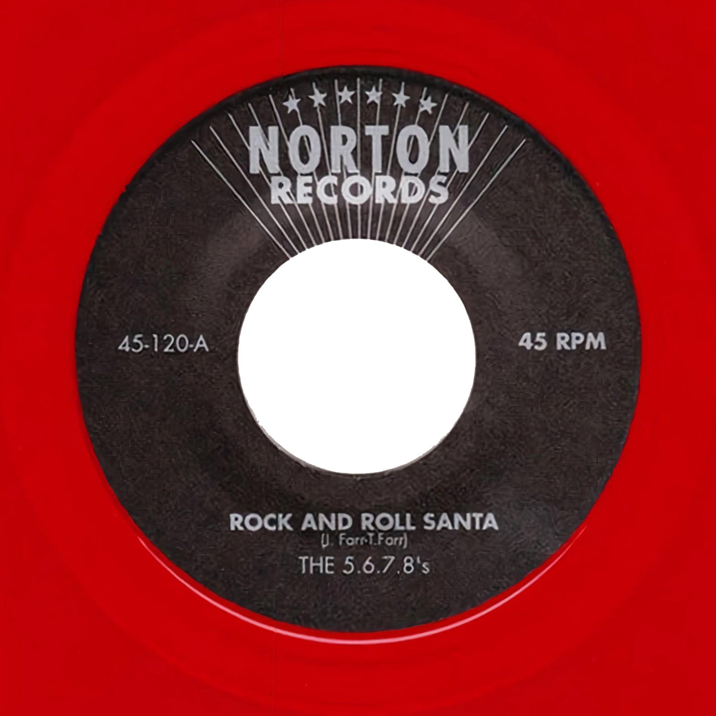 The 5.6.7.8's "Rock 'n' Roll Santa / Harlem Shuffle" 45