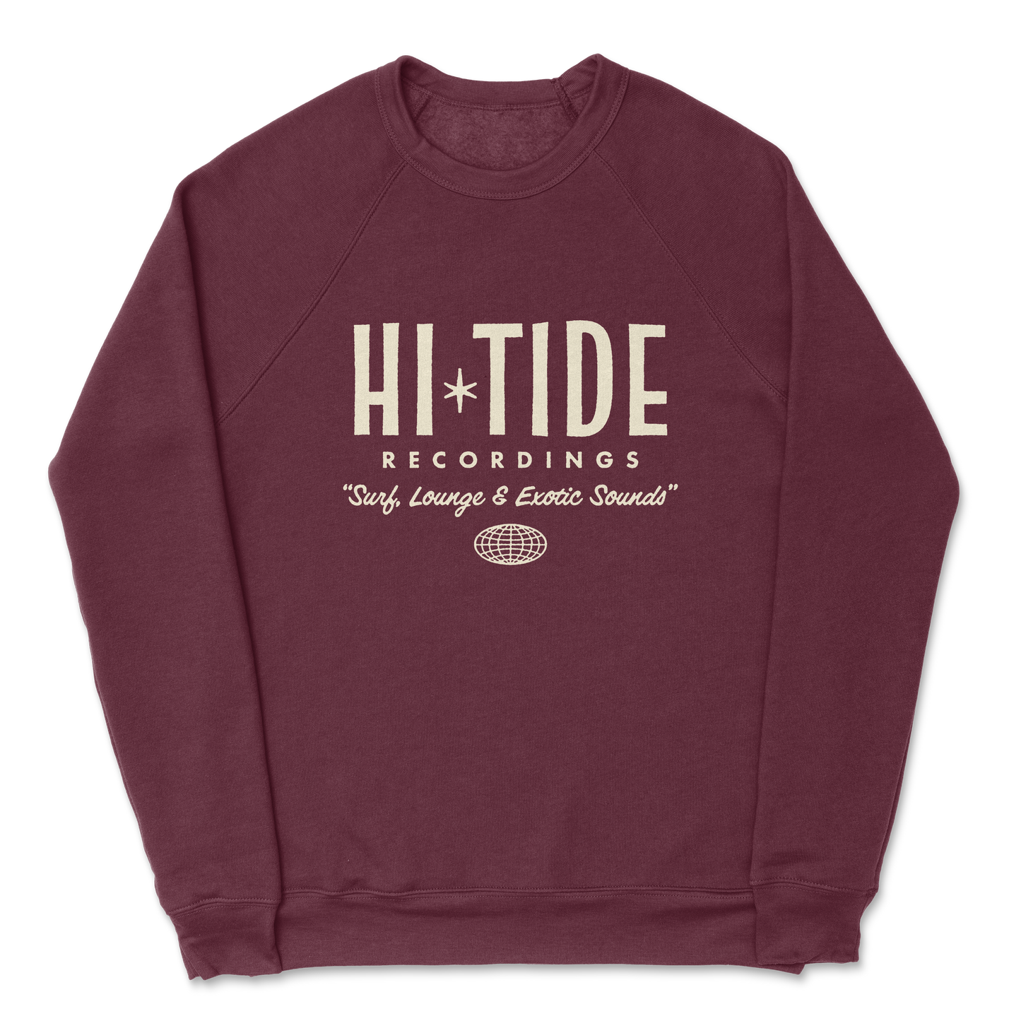 Hi-Tide Recordings "Surf, Lounge & Exotic Sounds" Crewneck Sweatshirt