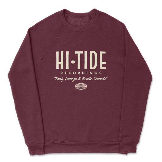 Hi-Tide Recordings "Surf, Lounge & Exotic Sounds" Crewneck Sweatshirt