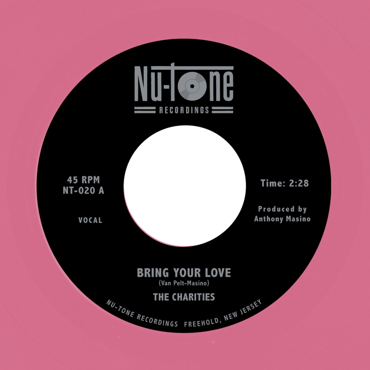 The Charities "Bring Your Love / Angel Eyes" Single