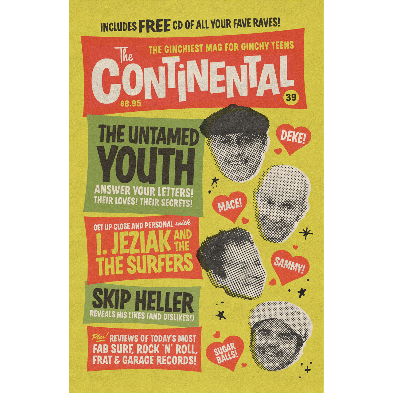 The Continental Magazine #39 ft. The Untamed Youth, I. Jeziak & The Surfers
