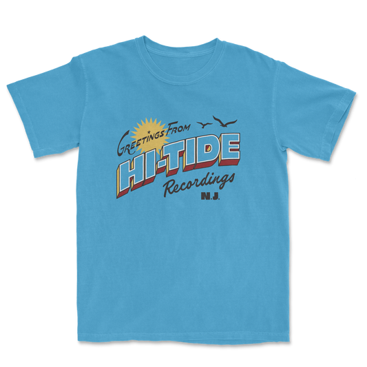 Hi-Tide Recordings "Greetings" Garment-Dyed T