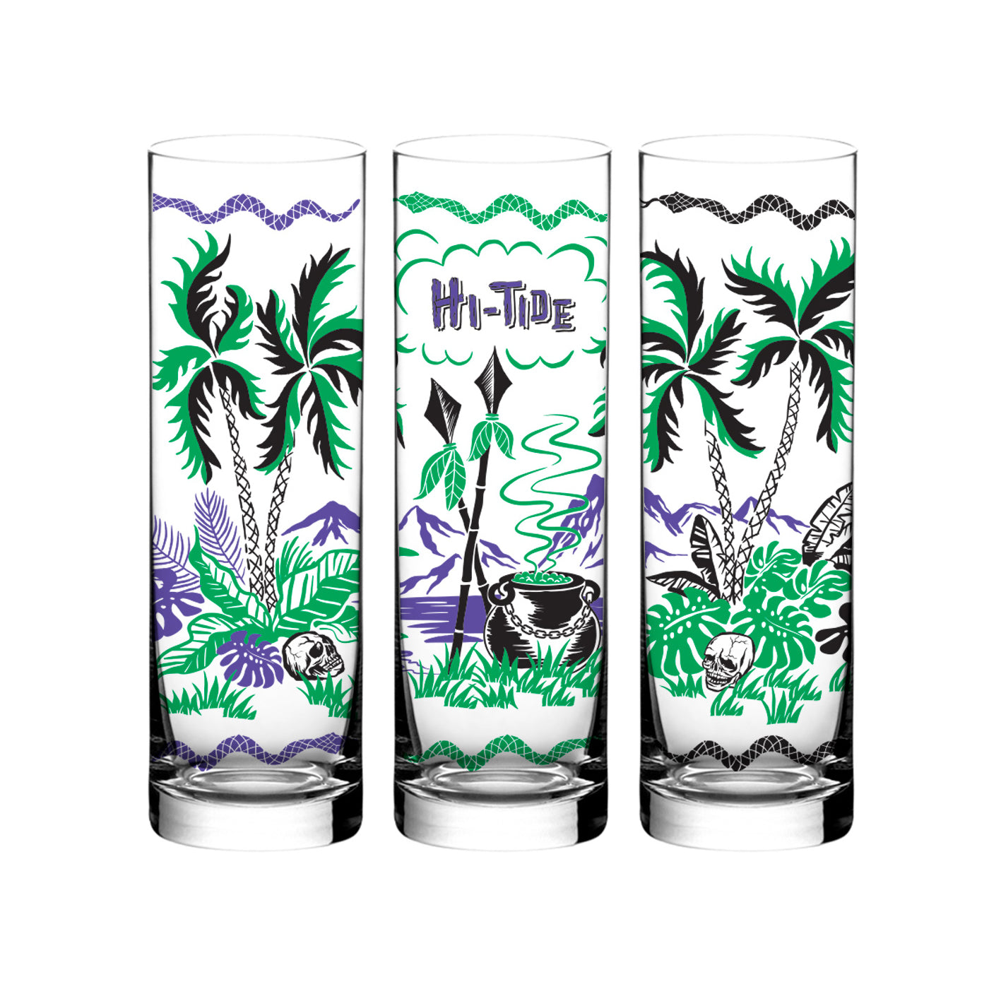 Hi-Tide "Voodoo Love" Zombie Glass