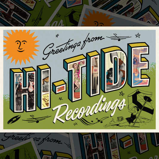 "Greetings from Hi-Tide Recordings" Magnet