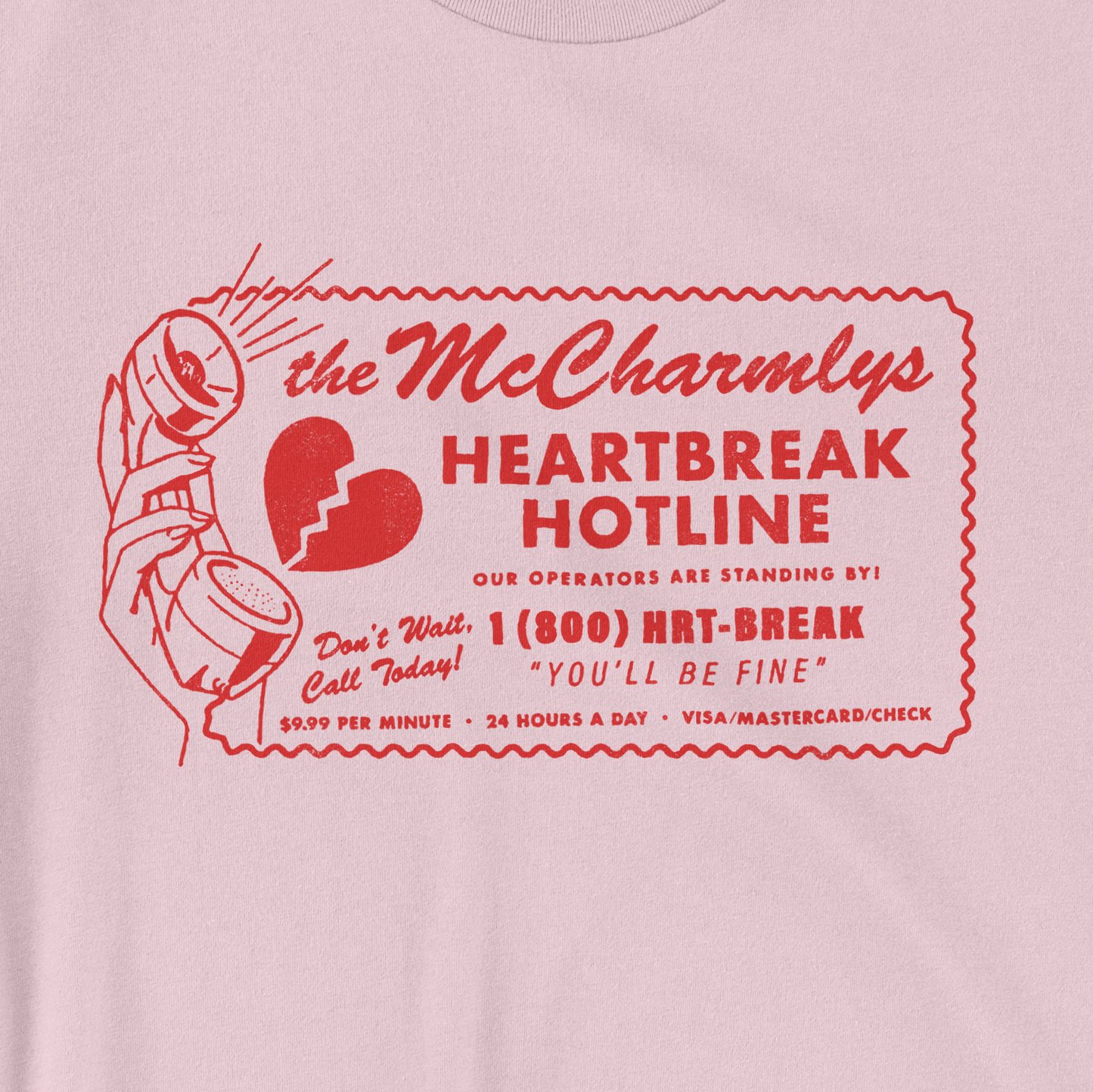 The McCharmlys "Heartbreak Hotline" T