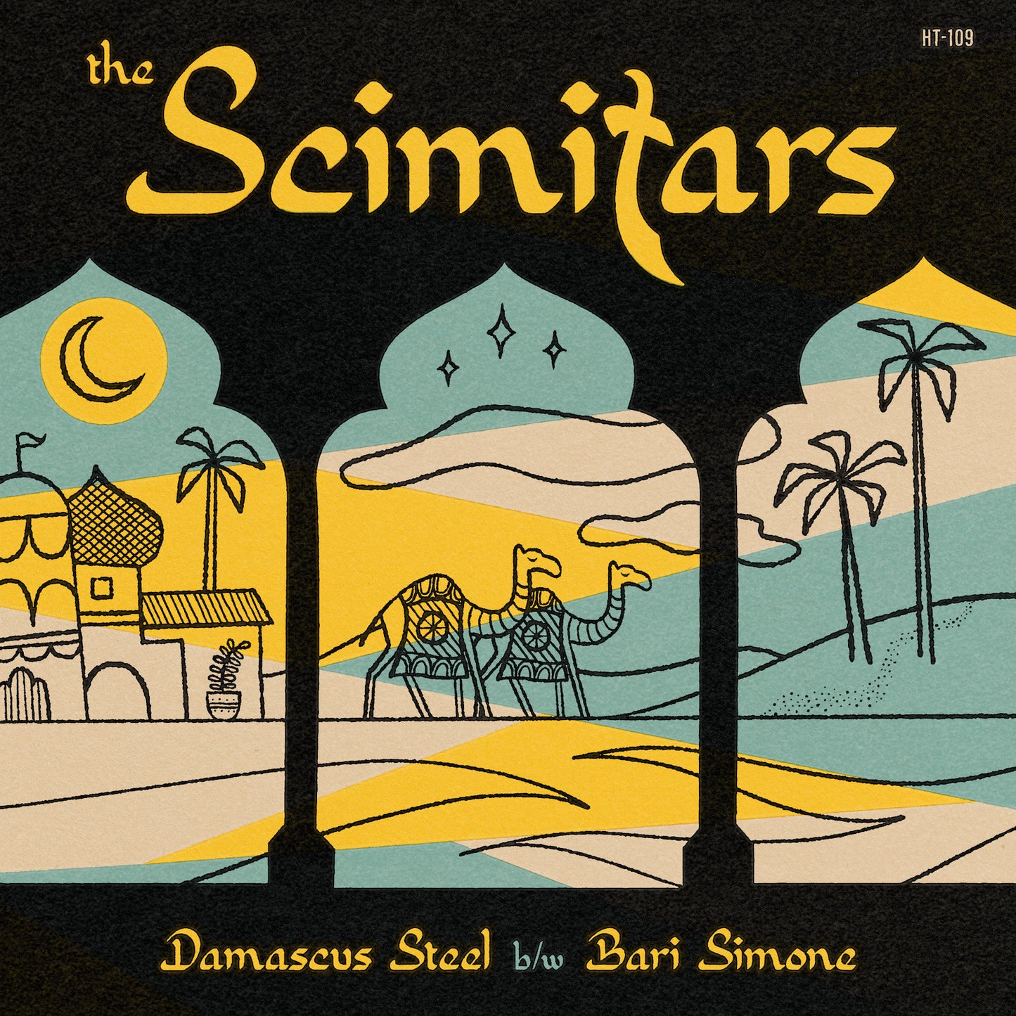 The Scimitars "Damascus Steel / Bari Simone" 45
