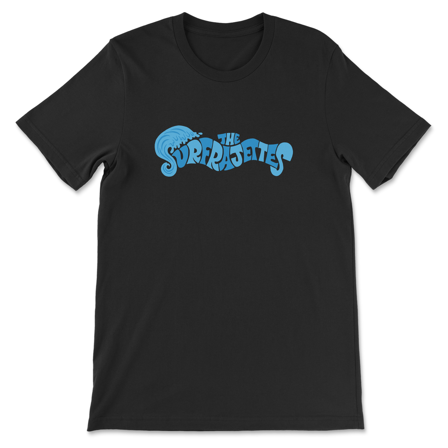 The Surfrajettes "Wave" Logo T