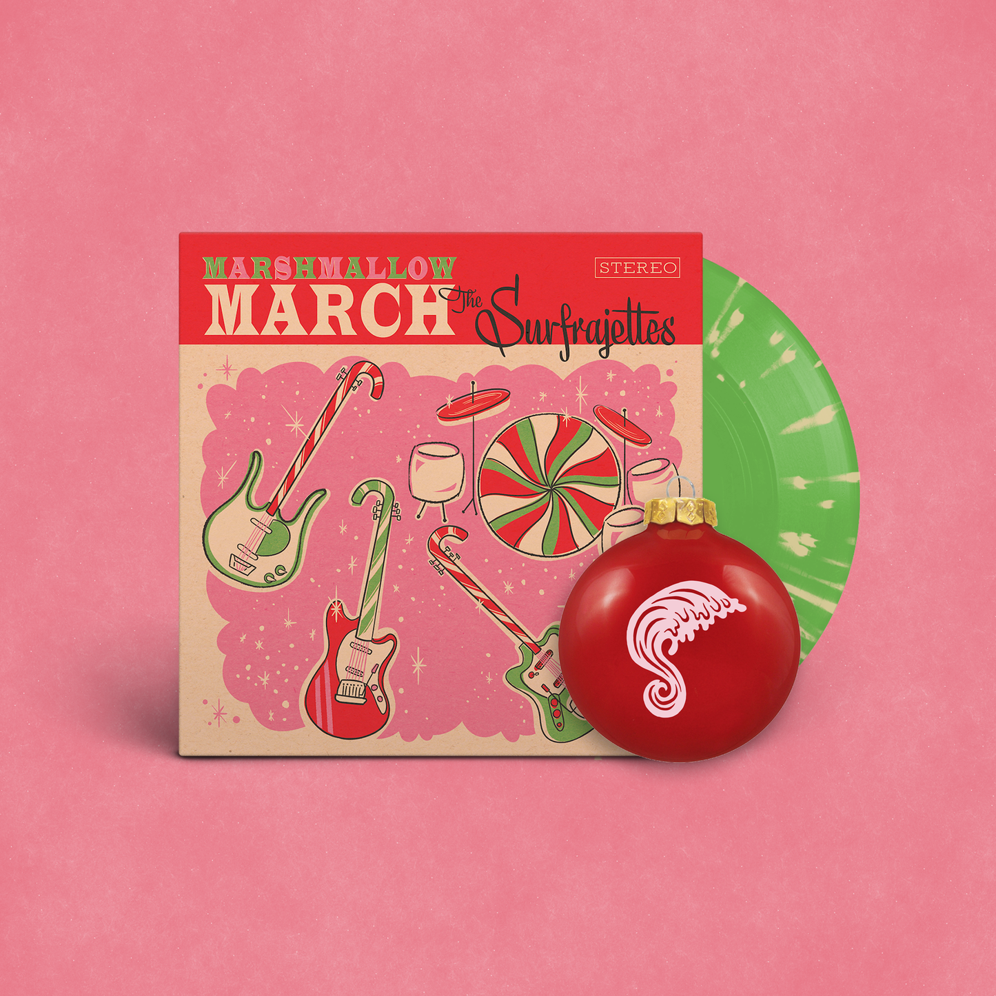 The Surfrajettes “Marshmallow March / All I Want For Christmas Is You" Single