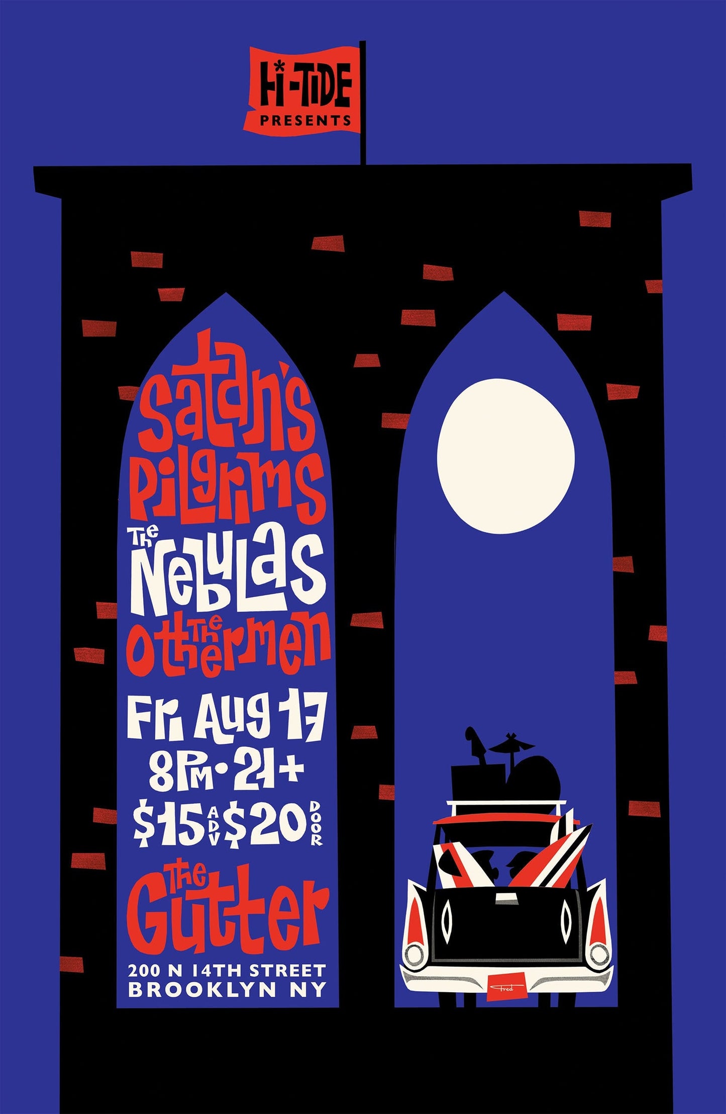 Satan’s Pilgrims & The Nebulas Brooklyn 2018 Print