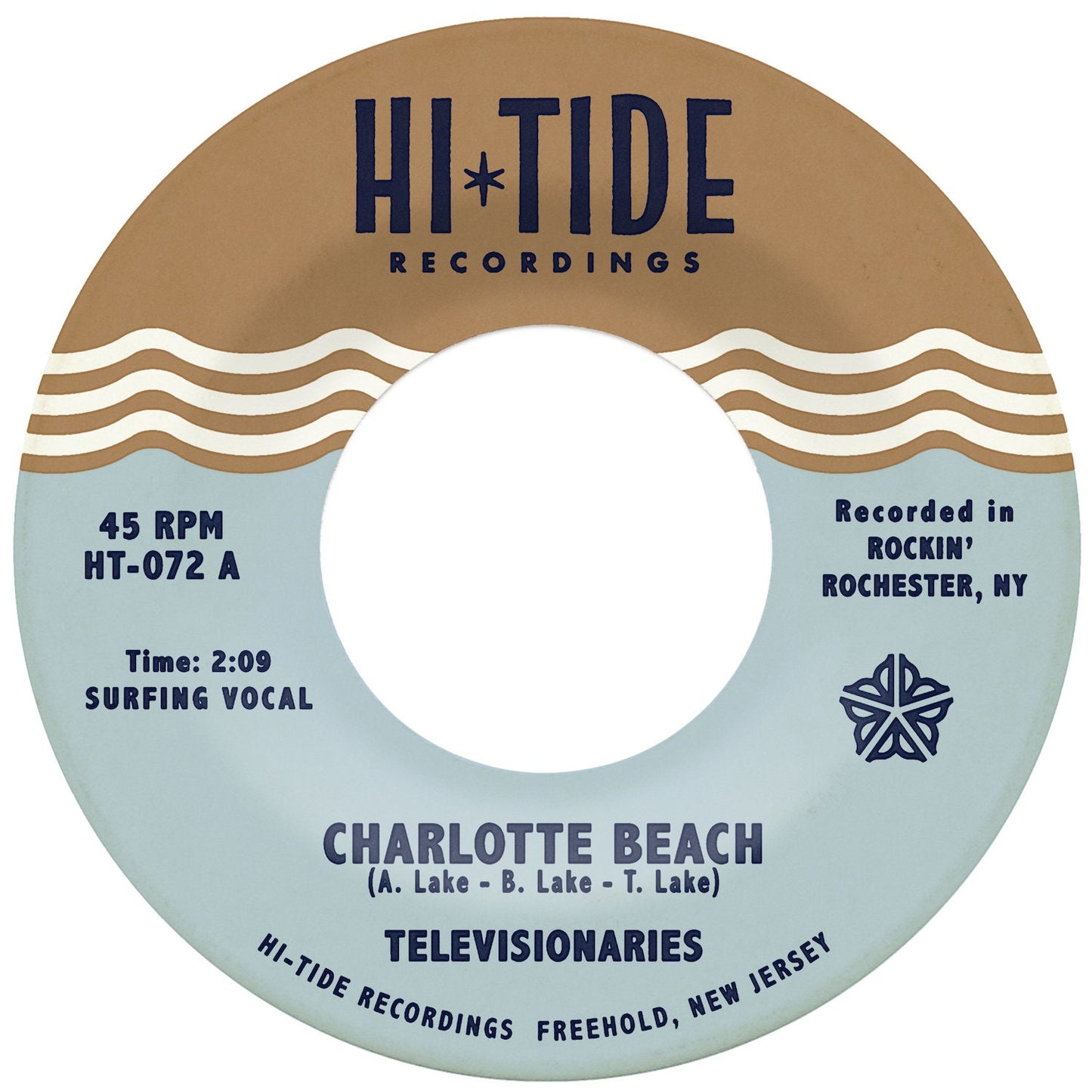 Televisionaries "Charlotte Beach / Cuckoo Clock" 45