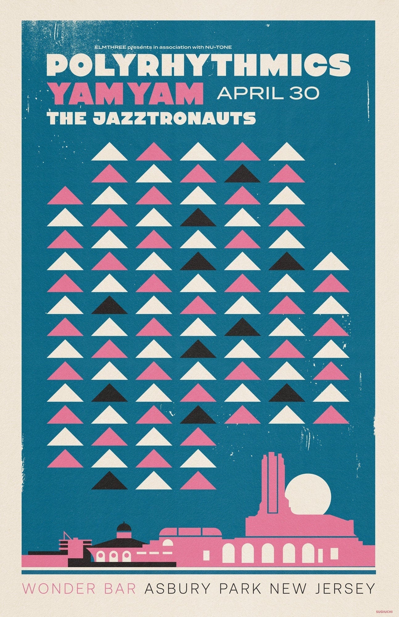 Polyrhythmics, Yam Yam & The Jazztronauts Wonder Bar Print