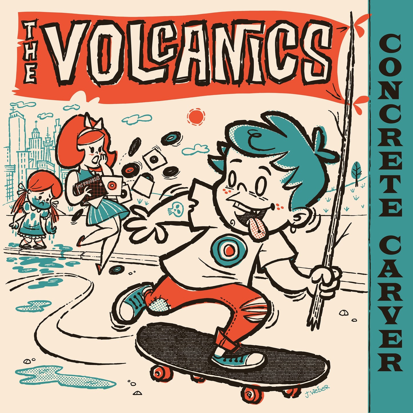 The Volcanics "Concrete Carver" LP