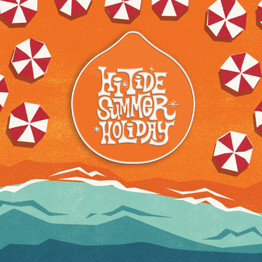 Hi-Tide Summer Holiday "Orange Crush" Enamel Pin
