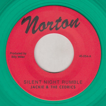 Jackie and The Cedrics "Silent Night Rumble / Santa Claus is Coming To Town" 45