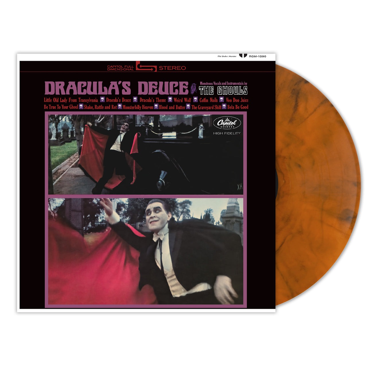 The Ghouls "Dracula's Deuce" LP [Orange Burnout Smoke]
