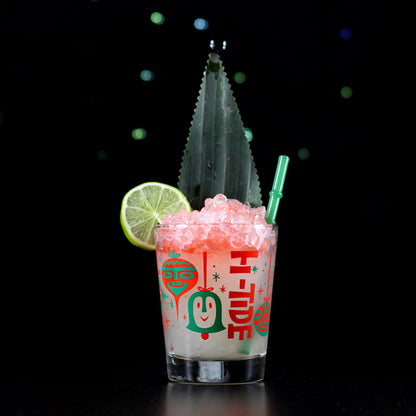 Hi-Tide Christmas Cocktail Glass