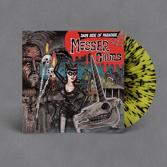 Messer Chups "Dark Side of Paradise" LP [Yellow w/ Black Splatter]