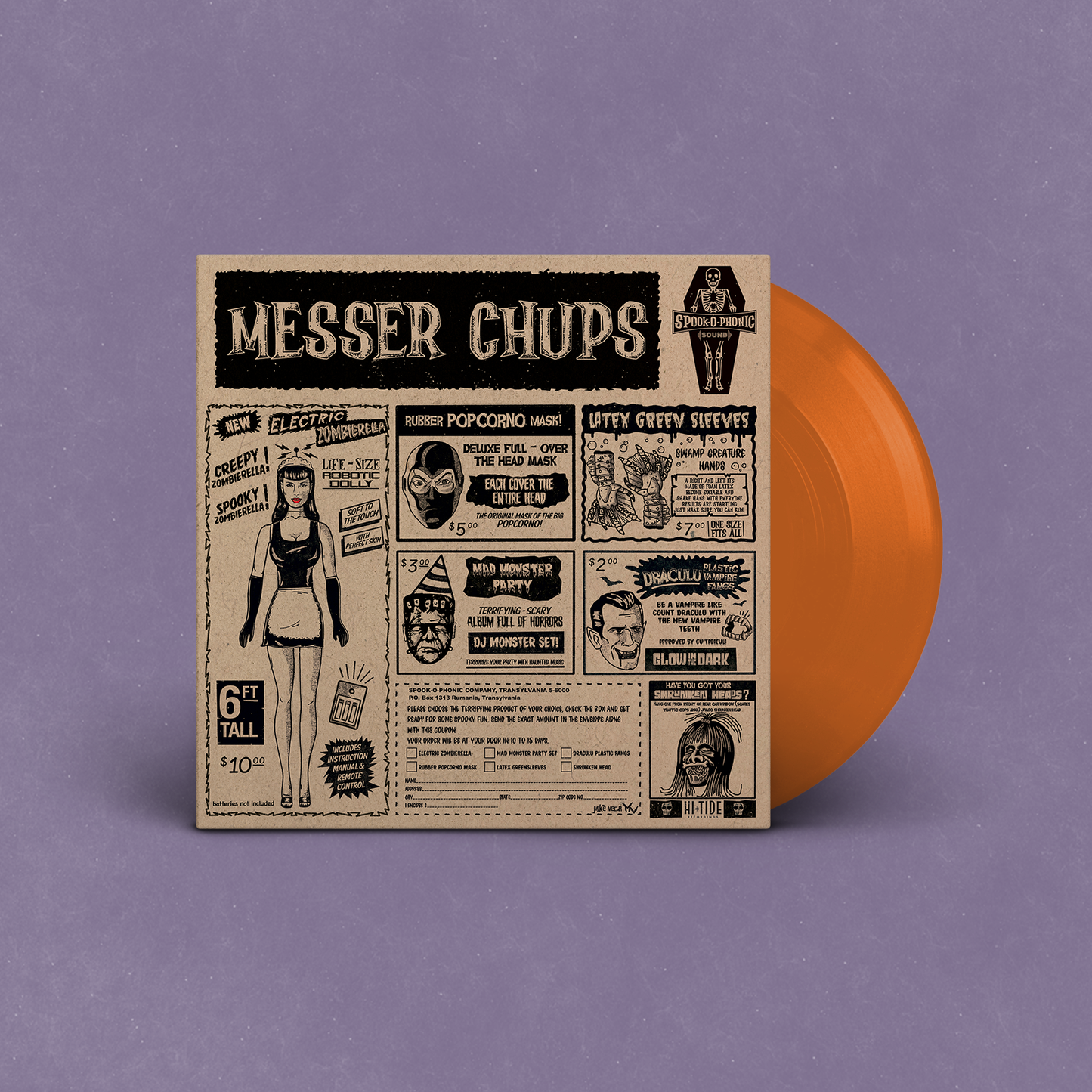 Messer Chups “Electric Zombierella” EP [Orange] PRE-ORDER