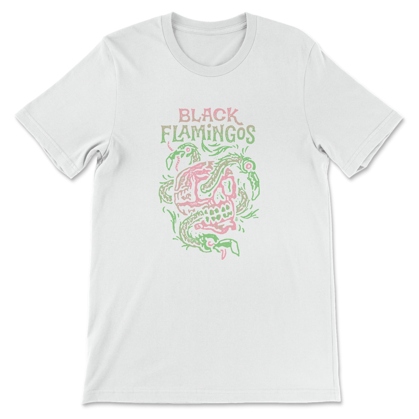 Black Flamingos "Feathery" T