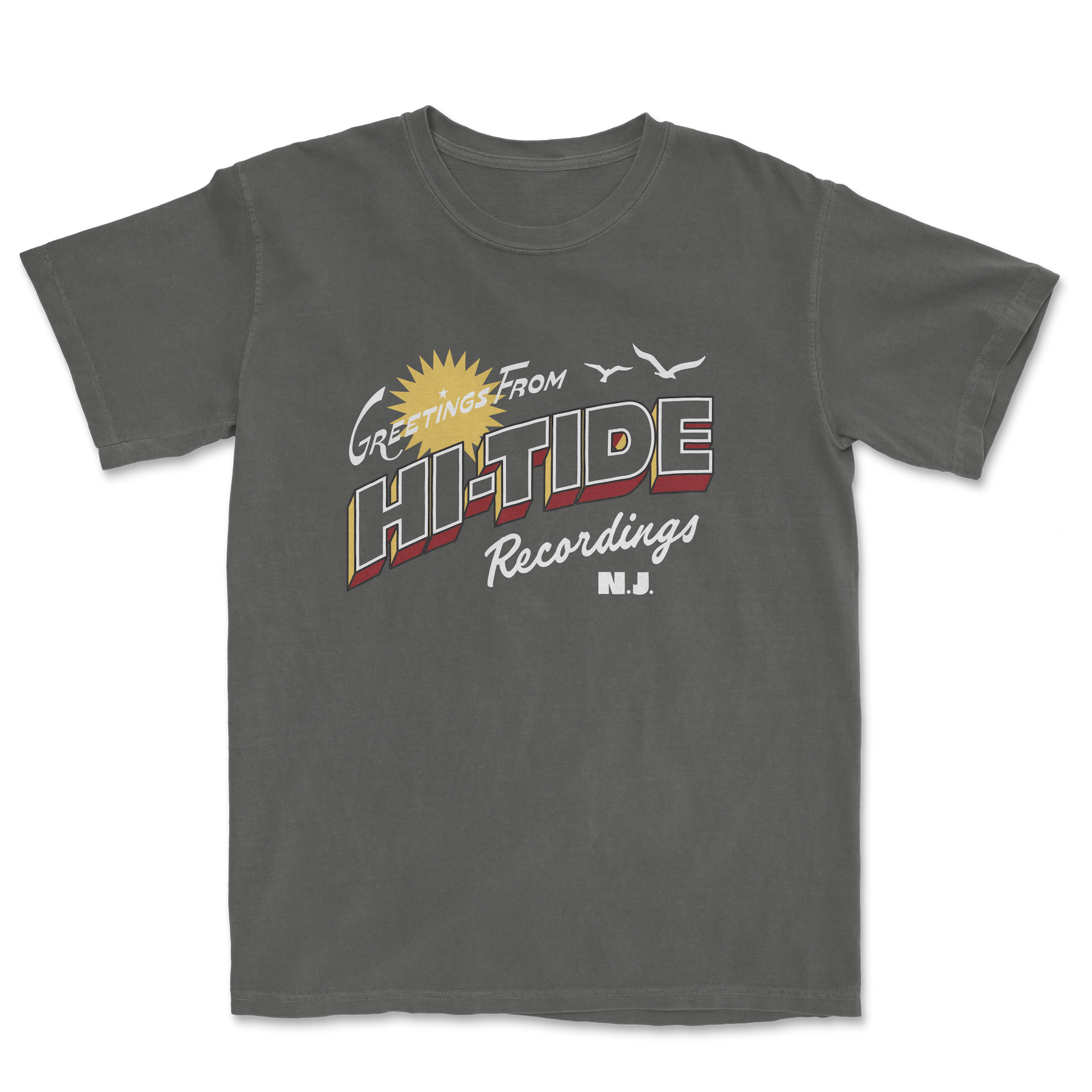 v6 Tシャツ　greeting Greetings From Hi-Tide Recordings