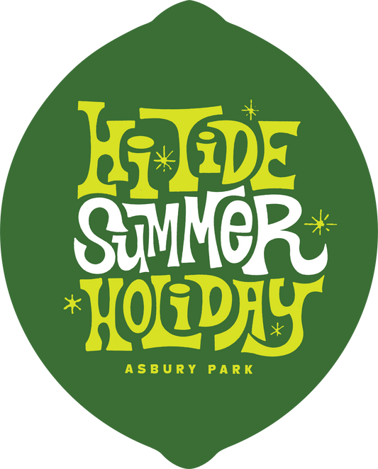 Hi-Tide Summer Holiday: Asbury Park "Lime" Sticker