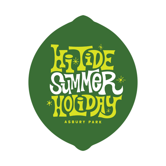 Hi-Tide Summer Holiday: Asbury Park "Lime" Sticker