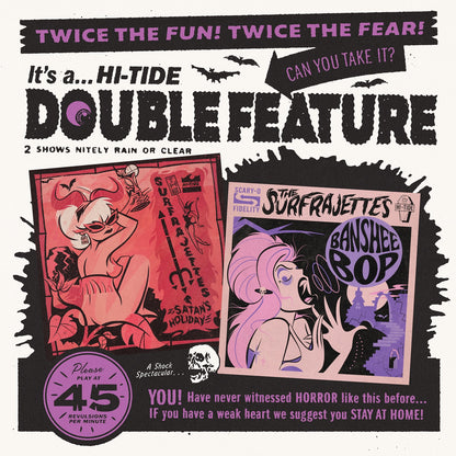 The Surfrajettes "Double Feature: Banshee Bop / Satan's Holiday"