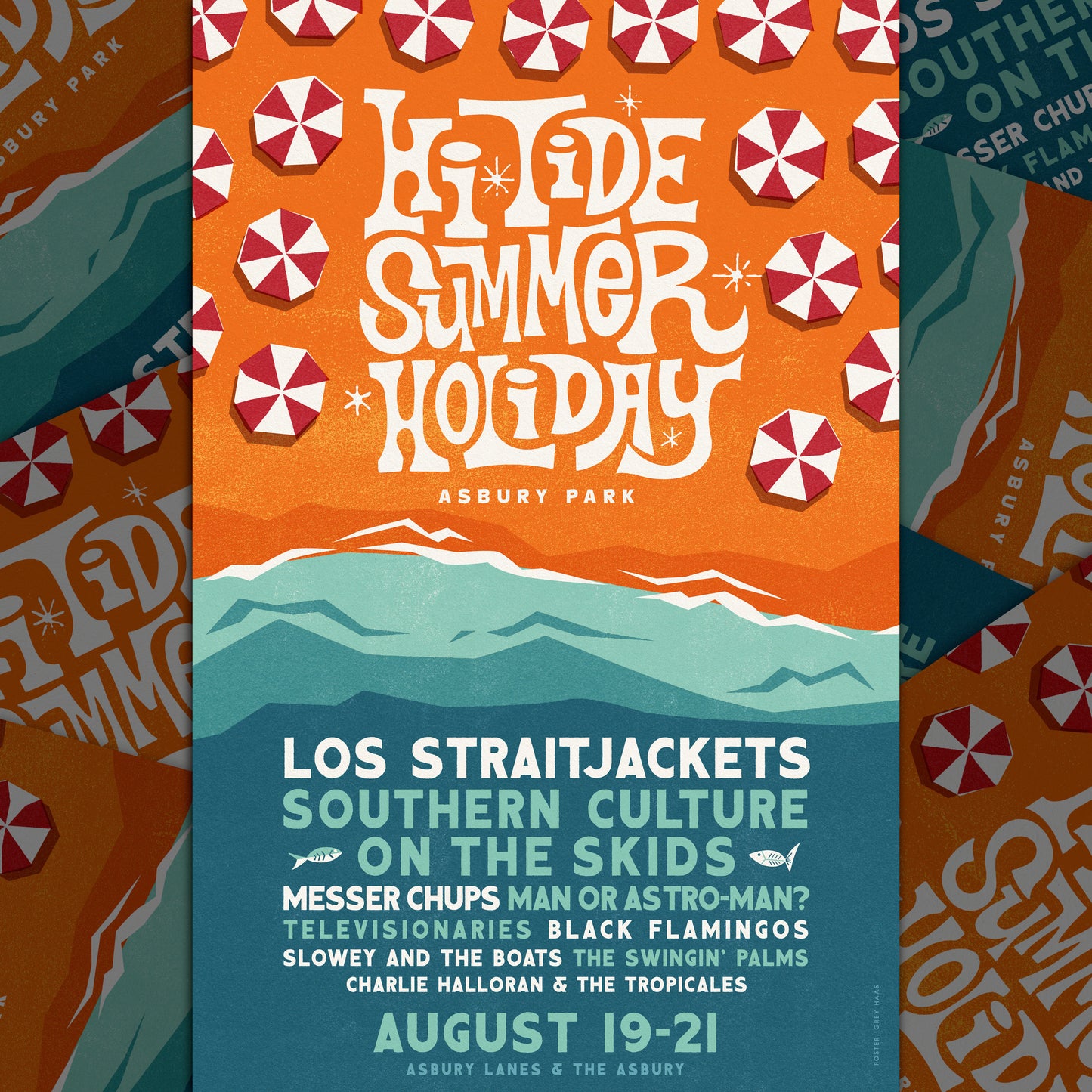 Hi-Tide Summer Holiday: Asbury Park 2022 Poster