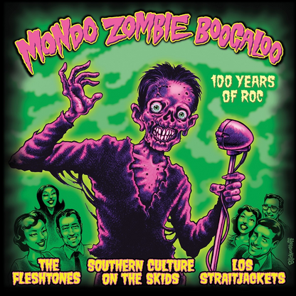 Los Straitjackets, Southern Culture on the Skids, Fleshtones “Mondo Zombie Boogaloo” 2LP [Gross Pink]