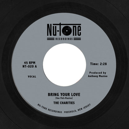The Charities "Bring Your Love / Angel Eyes" 45
