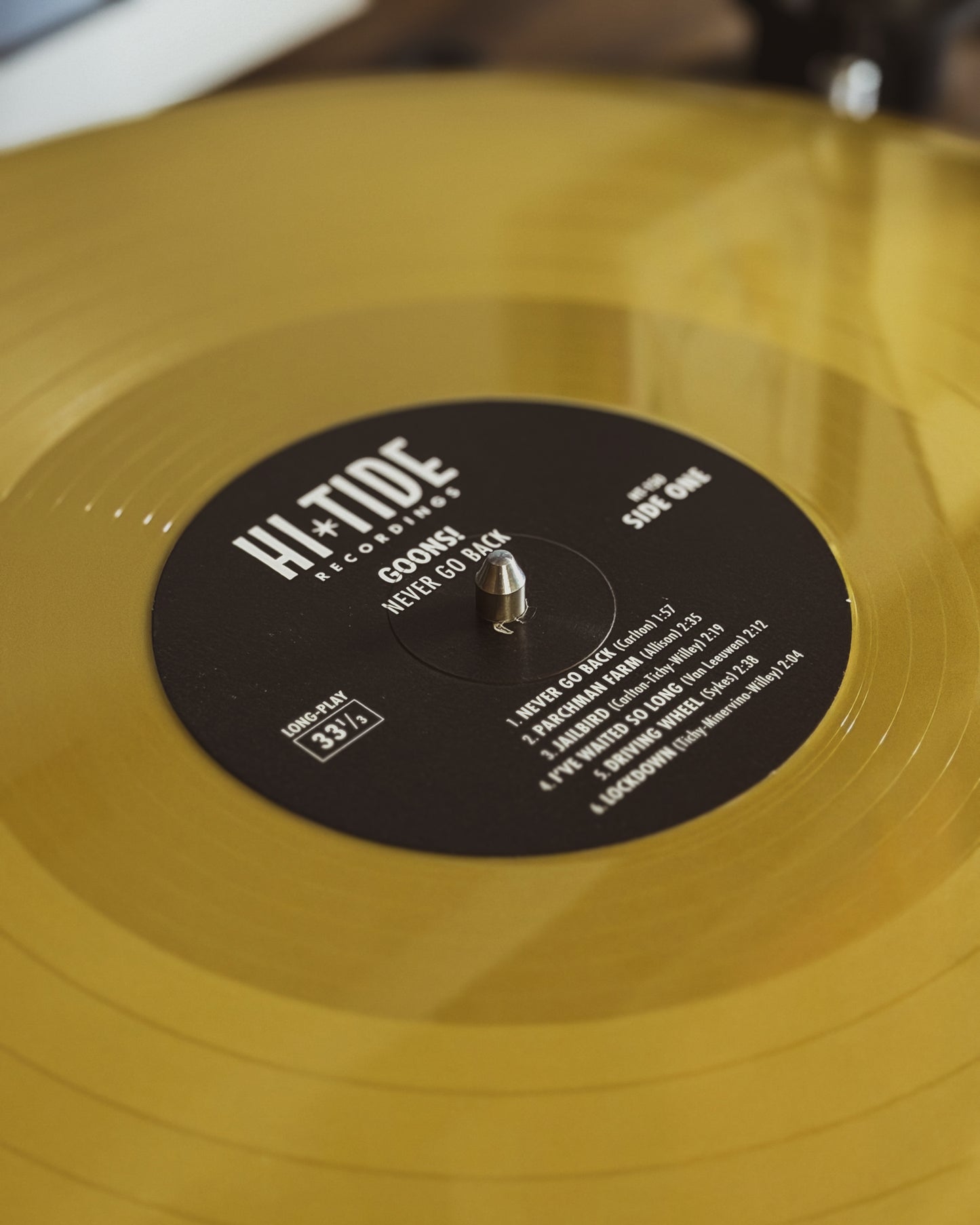 GOONS! "Never Go Back" LP [Hi-Tide Exclusive Gold w/ Obi] PRE-ORDER