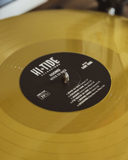GOONS! "Never Go Back" LP [Hi-Tide Exclusive Gold w/ Obi] PRE-ORDER