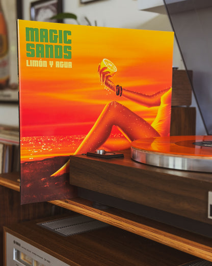 Magic Sands "Limón y Agua" LP [Hi-Tide-Exclusive Clear Orange in Gatefold Jacket w/ Obi] PRE-ORDER