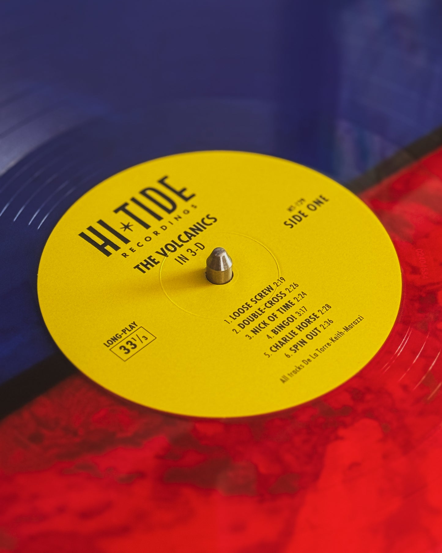 The Volcanics "In 3-D" LP [Indie-Exclusive Red/Blue with Foil Stamped Jacket]