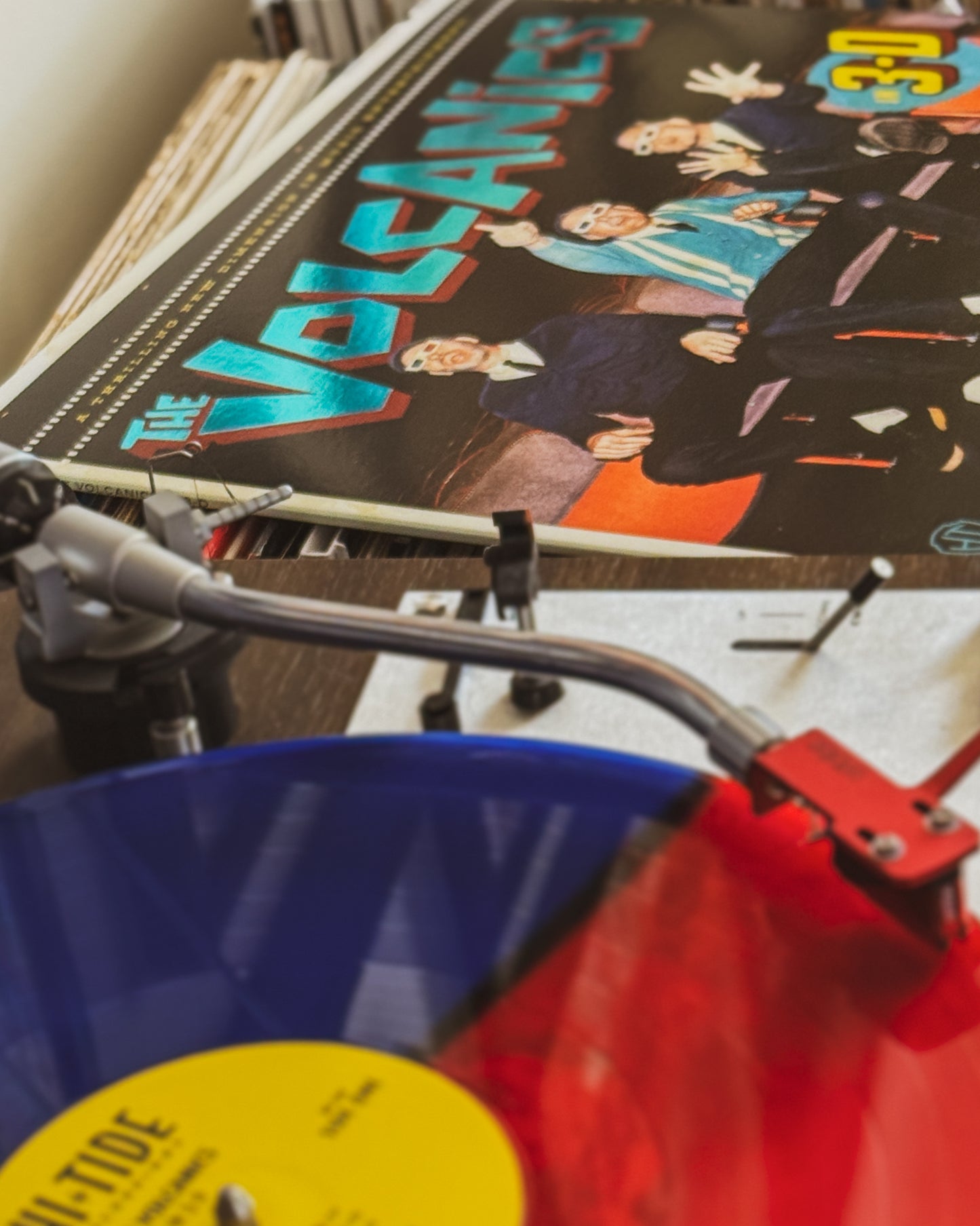 The Volcanics "In 3-D" LP [Indie-Exclusive Red/Blue with Foil Stamped Jacket]