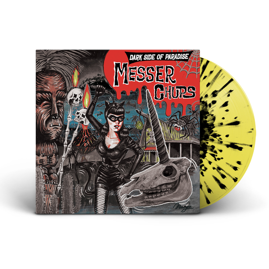 Messer Chups "Dark Side of Paradise" LP [Yellow/Black Splatter]