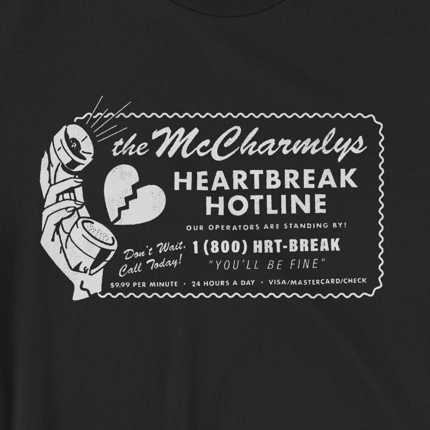 The McCharmlys "Heartbreak Hotline" T