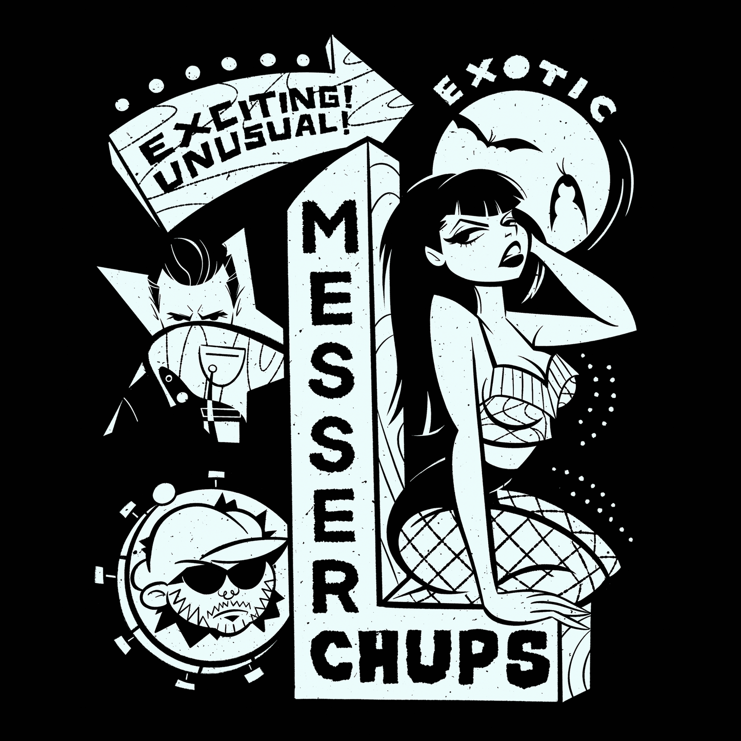 Messer Chups "Night Stripper" T