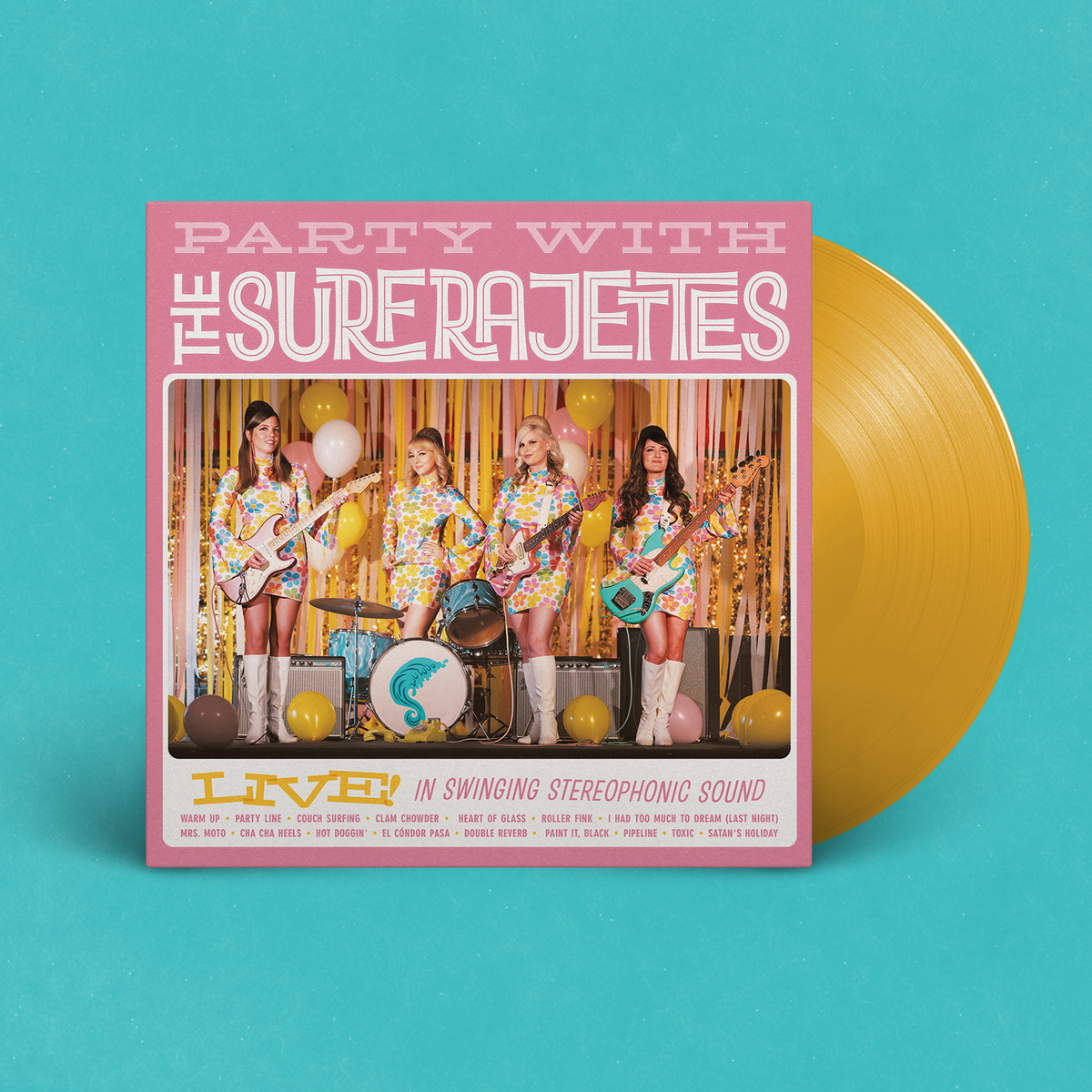 The Surfrajettes "Party with The Surfrajettes LIVE!" PRE-ORDER