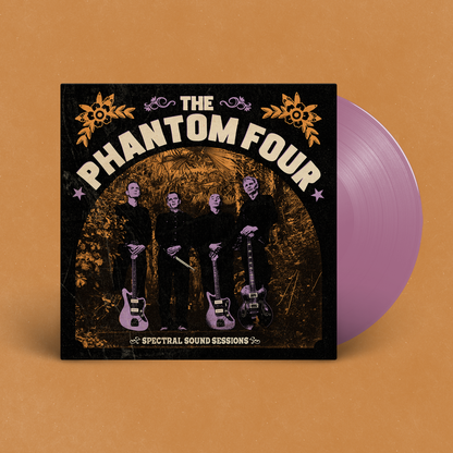 The Phantom Four “Spectral Sound Sessions" LP [Hi-Tide-Exclusive Clear Purple] PRE-ORDER