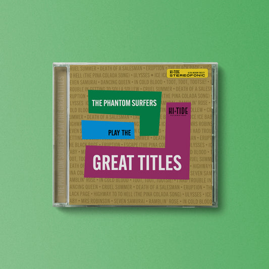 The Phantom Surfers "Play the Great Titles" CD