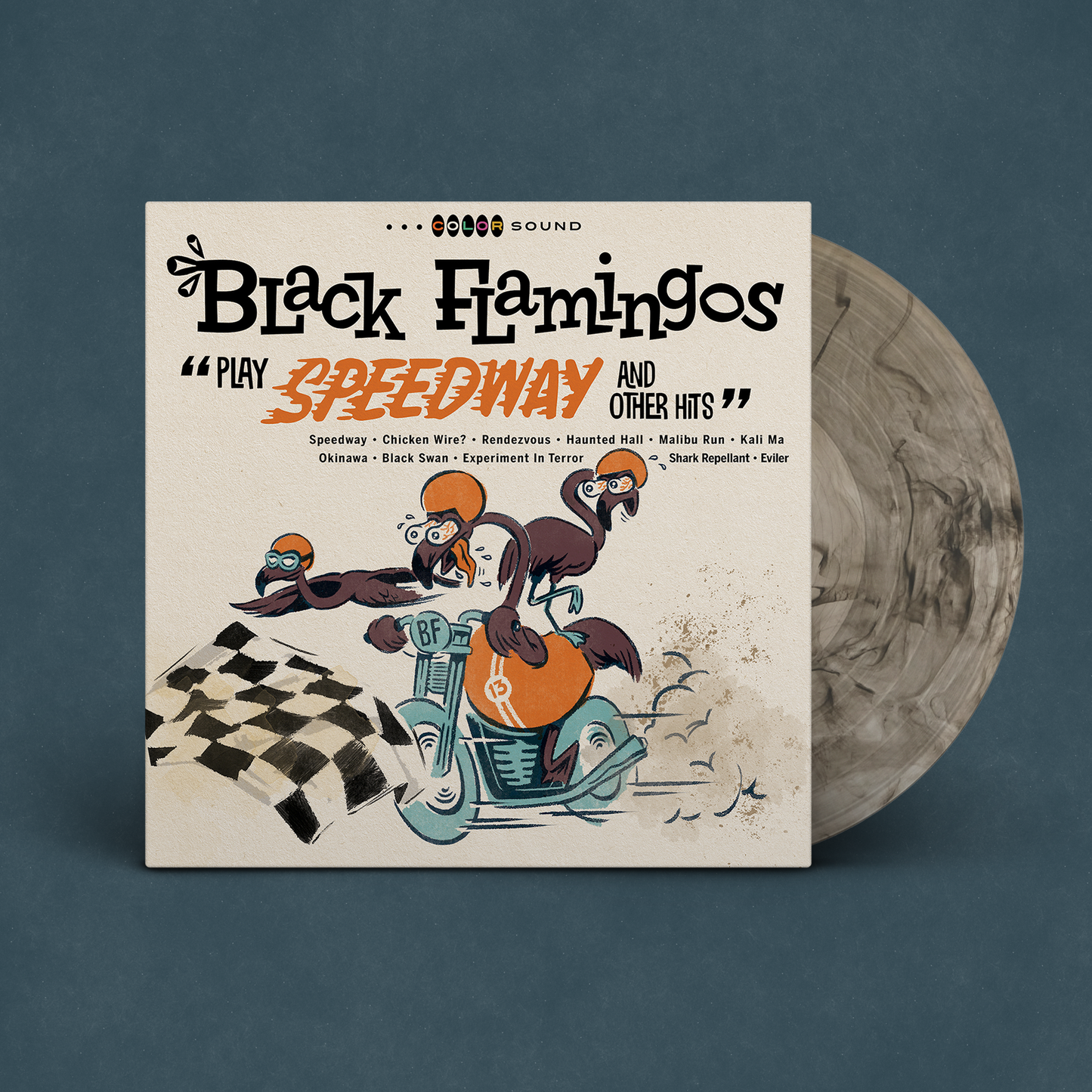 Black Flamingos "Play Speedway and Other Hits" LP