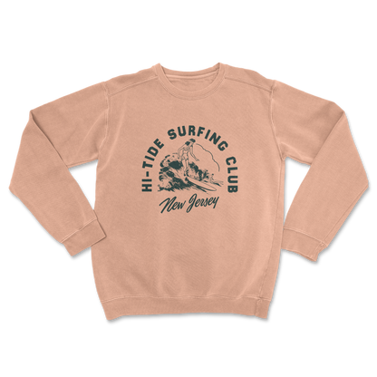 Hi-Tide Vintage "Surfing Club" Lightweight Fleece Crewneck