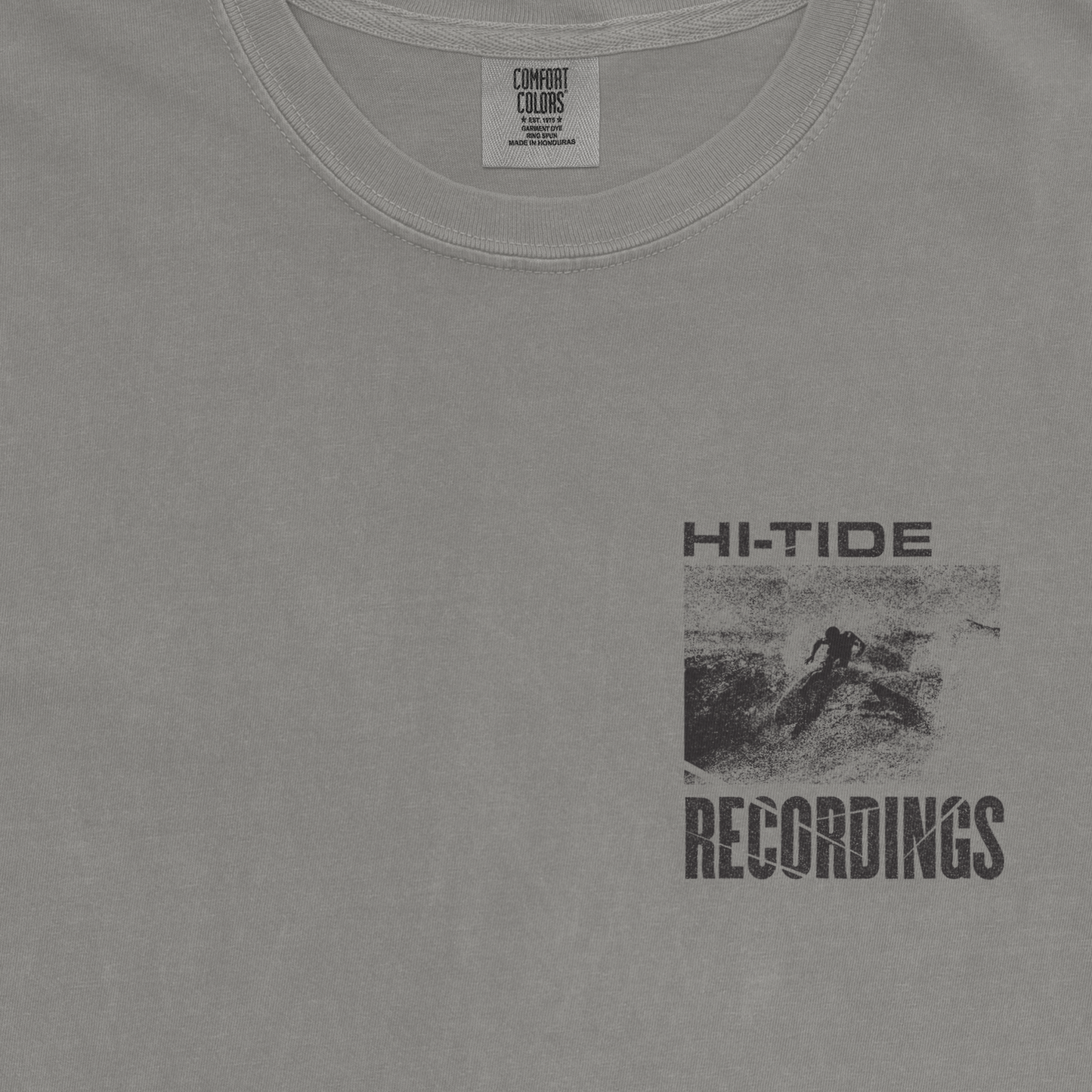 Hi-Tide Recordings "Big Wave" Garment-Dyed T [Comfort Colors]