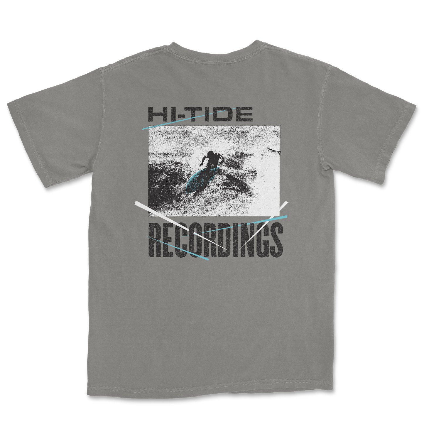 Hi-Tide Recordings "Big Wave" Garment-Dyed T [Comfort Colors]