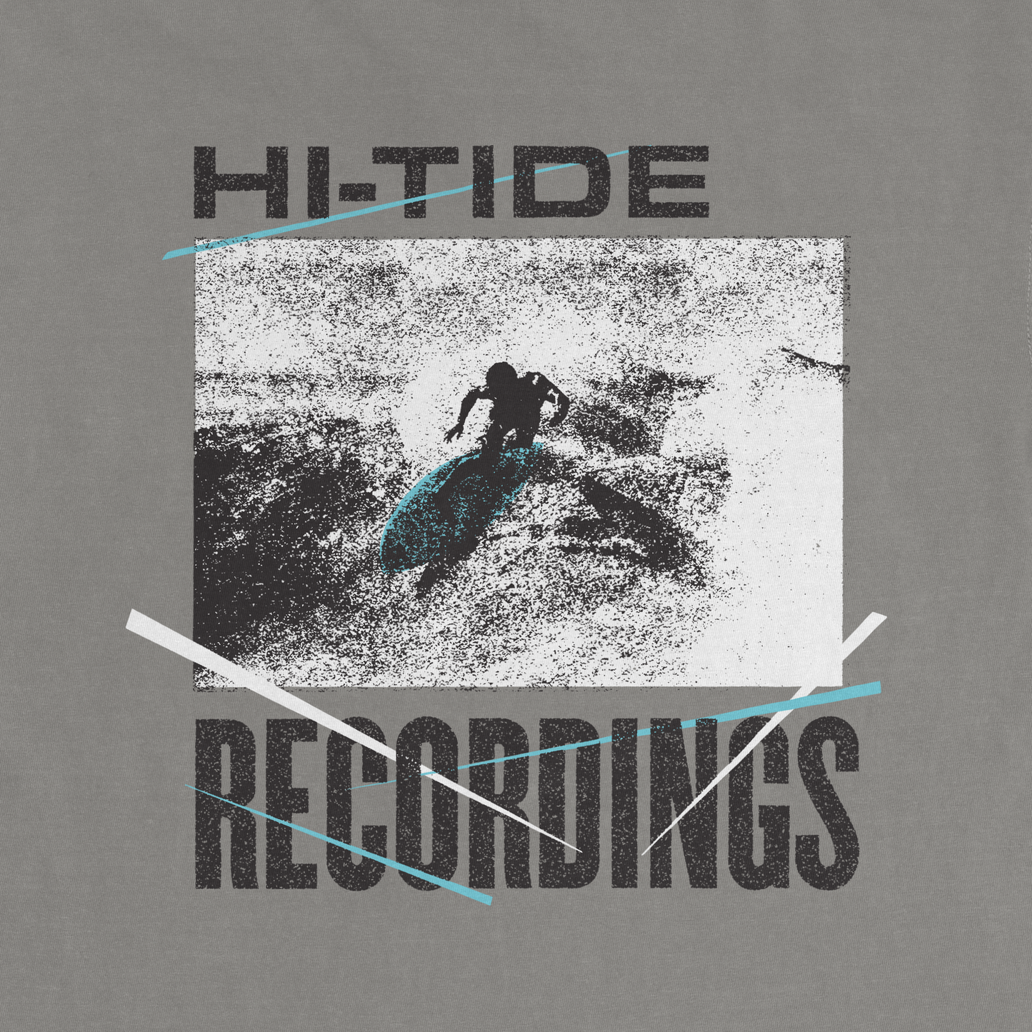 Hi-Tide Recordings "Big Wave" Garment-Dyed T [Comfort Colors]