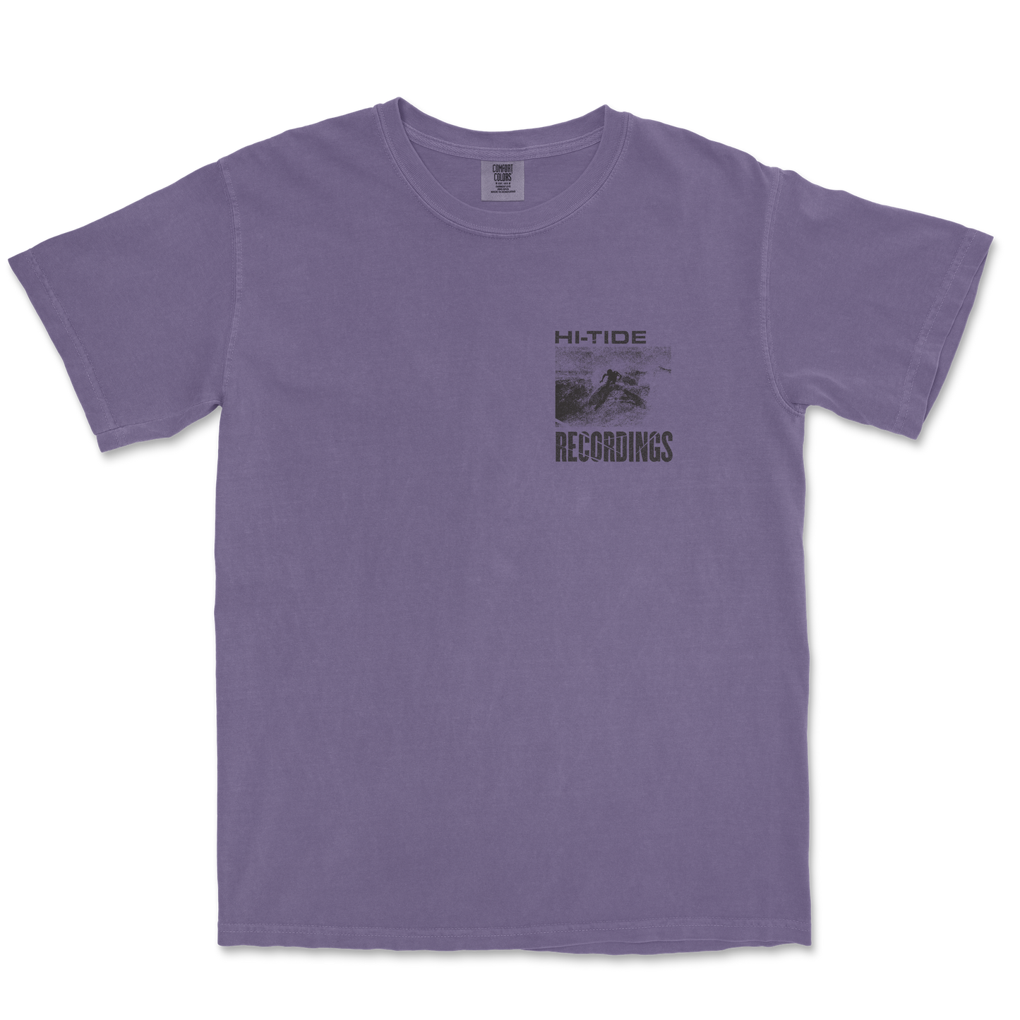 Hi-Tide Recordings "Big Wave" Garment-Dyed T [Comfort Colors]