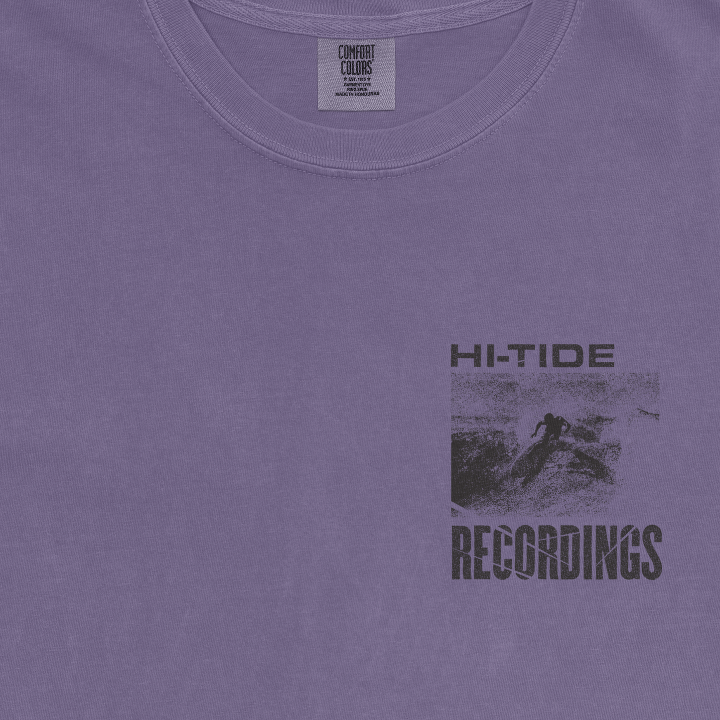 Hi-Tide Recordings "Big Wave" Garment-Dyed T [Comfort Colors]