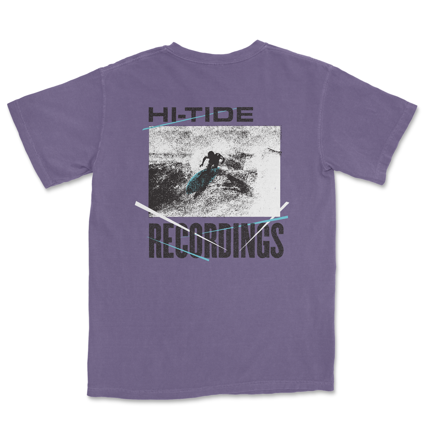 Hi-Tide Recordings "Big Wave" Garment-Dyed T [Comfort Colors]
