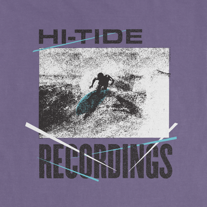 Hi-Tide Recordings "Big Wave" Garment-Dyed T [Comfort Colors]